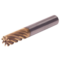 Roughing & Finishing End Mills; Mill Diameter (mm): 10.00; Flute Type: Helical Flute; Number Of Flutes: 8; End Mill Material: Solid Carbide; Length of Cut (mm): 22.00; Coating/Finish: AlCrN