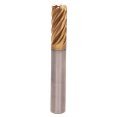 Roughing & Finishing End Mills; Mill Diameter (Fractional Inch): 3/8; Flute Type: Helical; Number Of Flutes: 8; End Mill Material: Solid Carbide; Length of Cut (Inch): 3/4; Coating/Finish: AlCrN