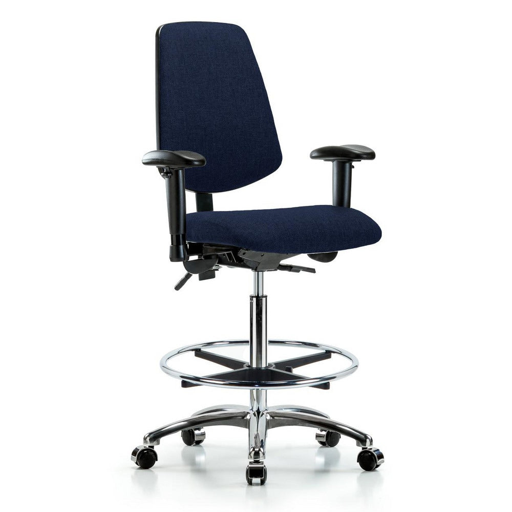 Task Chair Task Chair: Olefin, 36" Seat Height, Navy Blue