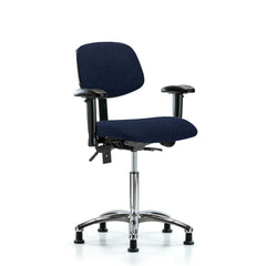 Task Chair Task Chair: Olefin, 29" Seat Height, Navy Blue