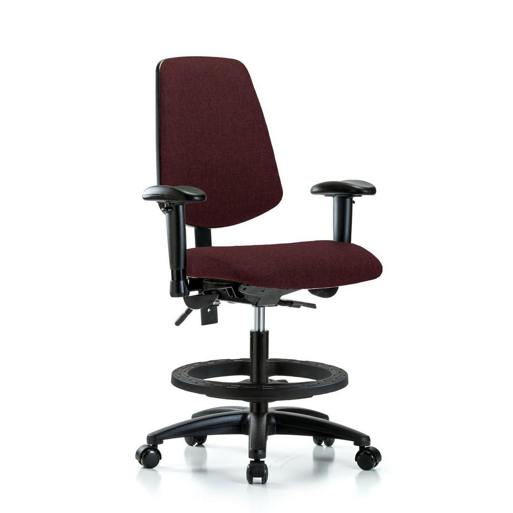 Task Chair Task Chair: Olefin, 28-1/4" Seat Height, Burgundy