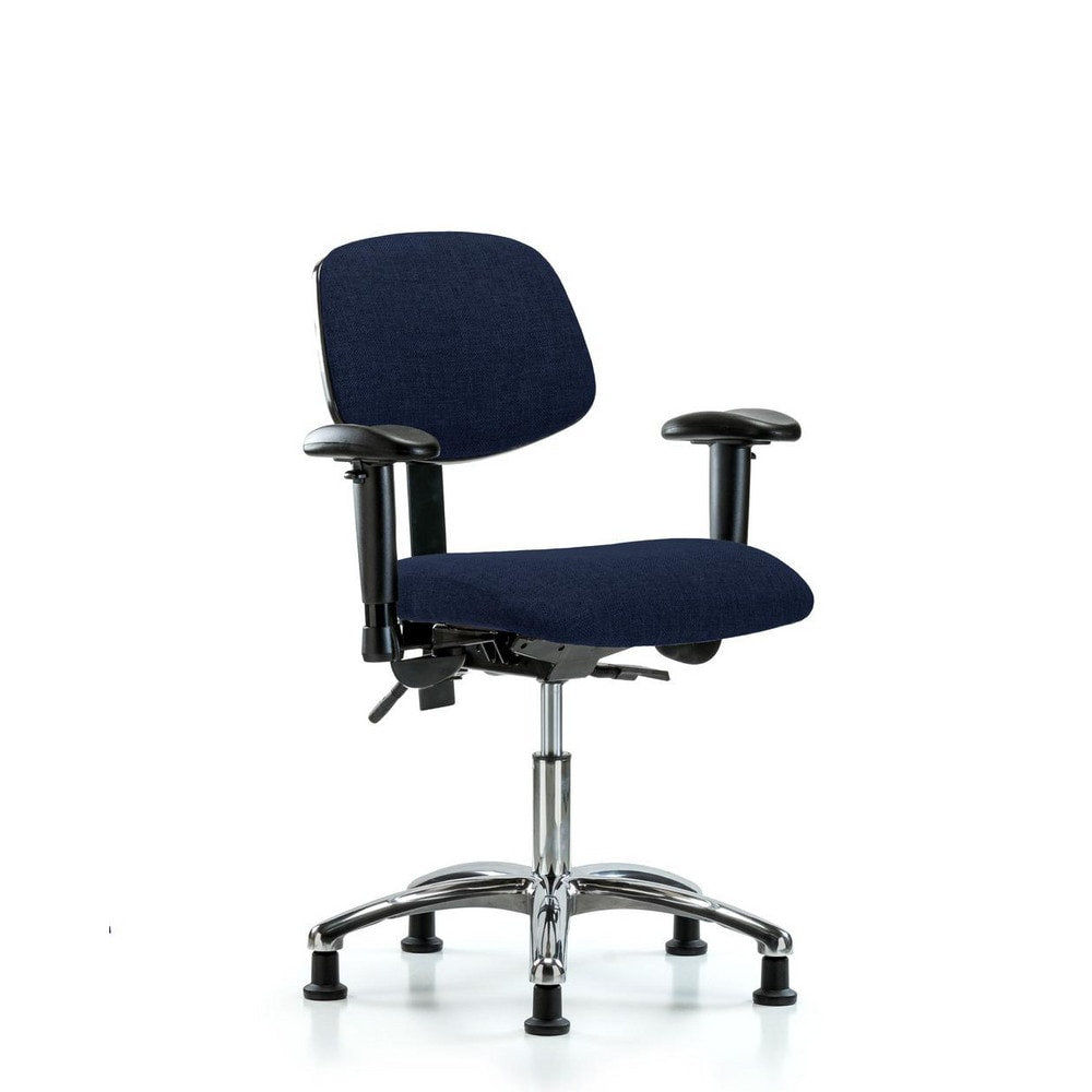 Task Chair Task Chair: Olefin, 24" Seat Height, Navy Blue