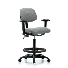 Task Chair Task Chair: Olefin, 34-1/2" Seat Height, Gray