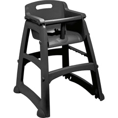 Stacking Chairs; Chair Type: High Chair; Type: High Chair; Color: Black; Frame Color: Black; Height (Inch): 29.75