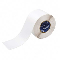 Continuous Tape for Printer: 4" x 300', Polyester, White