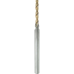 Micro Drill Bit: 1.60 mm Dia, (0.0630"), 139 deg, Solid Carbide