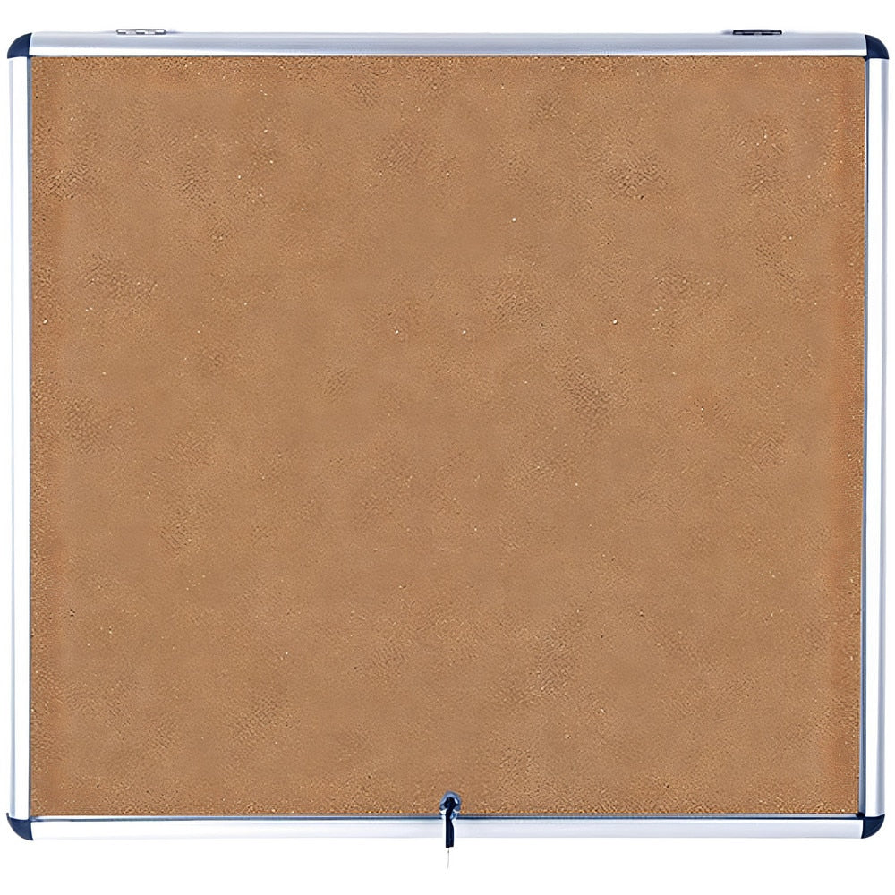 Cork Bulletin Boards; Bulletin Board Type: Enclosed Cork Bulletin Board; Board Color: Brown; Board Material: Cork; Width (Inch): 38; Height (Inch): 47; Frame Material: Aluminum; Frame Color: Silver