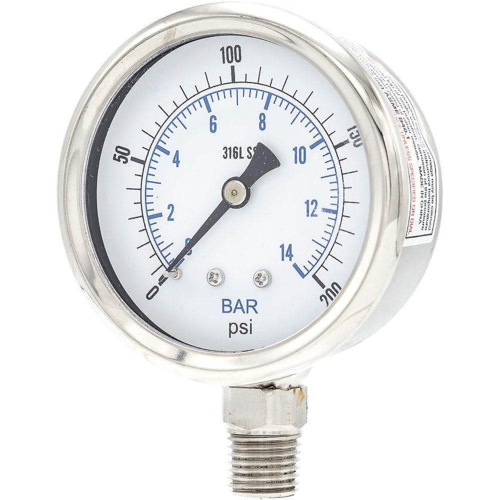 Brand: PIC Gauges / Part #: PRO301D254G-01