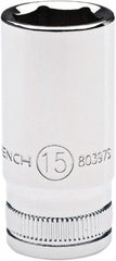 Intermediate  Hand Socket: 3/8" Drive, 10.00 mm Socket, 6-Point