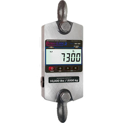 Crane Scales & Hanging Scales; Type: Crane Scale; Capacity (Lb.): 500.00; Capacity (kg): 250.0000; Display Type: 5-Digit LED; Graduation: .5