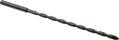 Extra Length Drill Bit: 3/16" Dia, 135 &deg; Point, Solid Carbide