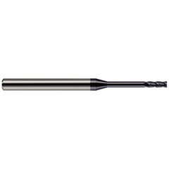 Square End Mill: 1.00 mm Dia, 4 Flute, Solid Carbide