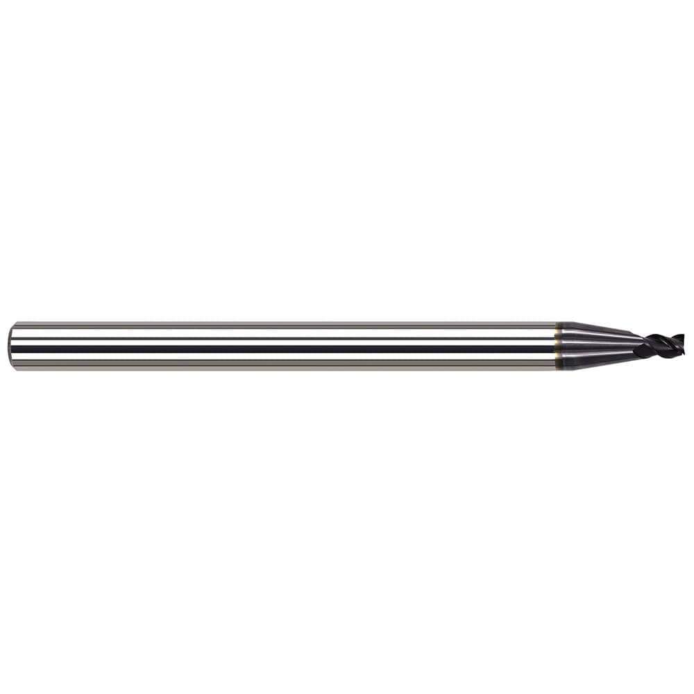 Square End Mill: 0.1090" Dia, 0.1640" LOC, 4 Flute, Solid Carbide