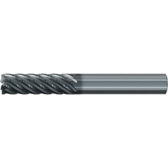 Roughing & Finishing End Mills; Mill Diameter (Fractional Inch): 5/8; Flute Type: Spiral; Number Of Flutes: 7; End Mill Material: Solid Carbide; Length of Cut (Inch): 2-1/4; Coating/Finish: AlCr