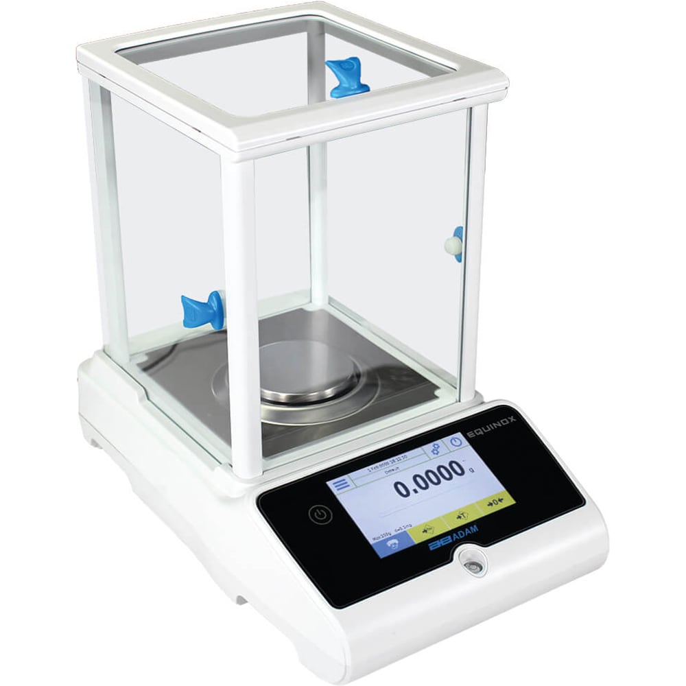 Equinox analytical balances bring remarkable precision to labs that perform highly detailed testing. The Equinox is ideal for research and quality assurance facilities; science education; precision counting; and production and manufacturing applications n