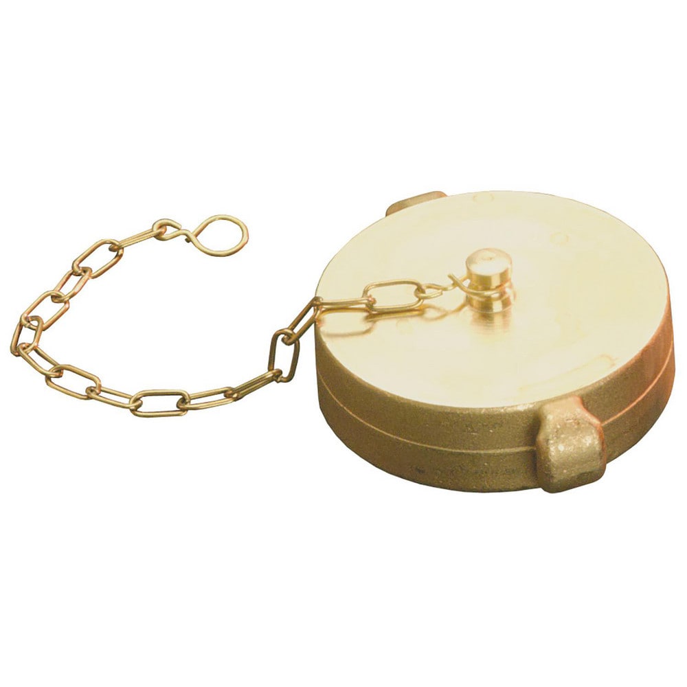 Brass & Chrome Pipe Fittings; Fitting Type: Brass Cap; Fitting Size: 1-1/2; End Connections: NST; Material Grade: 360; Connection Type: Threaded; Pressure Rating (psi): 175; Fitting Shape: Straight; Thread Standard: NST