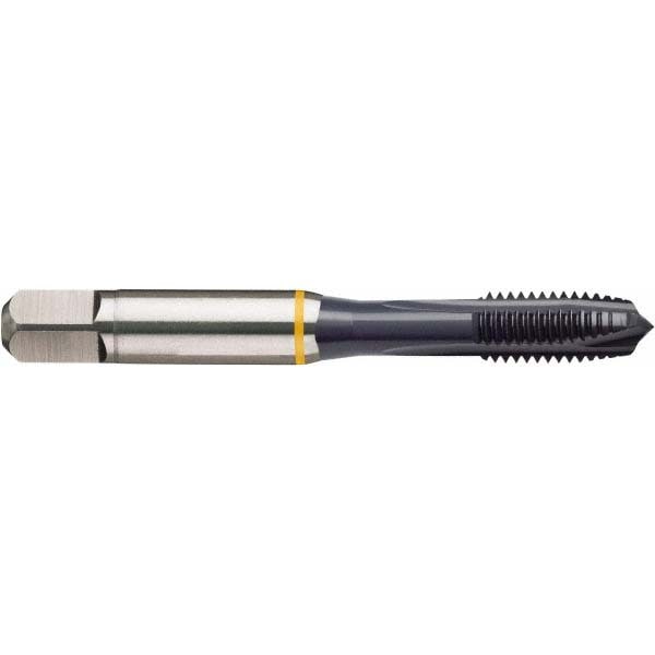 Spiral Point Tap: M20x1.5 Metric Fine, 4 Flutes, Plug Chamfer, 6H Class of Fit, HSS-E Cobalt, Ignator Coated