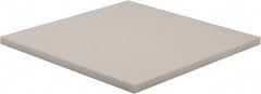 Plastic Sheet: PET, 1/2" Thick, 12" Wide, 1' Long, White