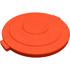 Trash Can & Recycling Container Lids; Lid Type: Flat; Lid Shape: Round; Container Shape: Round; Compatible Container Capacity: 20 Gallon; Color: Orange; Material: HDPE; For Use With: Bronco 20 Gallon Trash Contain