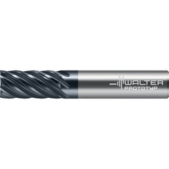 Square End Mill: 0.7500" Dia, 2.2500" LOC, 7 Flute, Solid Carbide