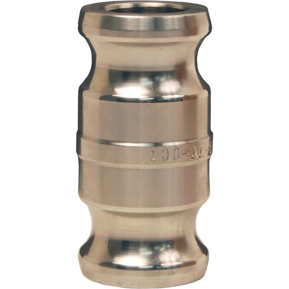 Suction & Discharge Hose Couplings; Type: Type AA Spool Adapter; Coupling Type: Cam & Groove; Coupling Descriptor: Spool Adapter; Material: Aluminum; Coupler Size (Fractional Inch): 1-1/2; Thread Size: Non-Threaded; Hose Size: 1-1/2