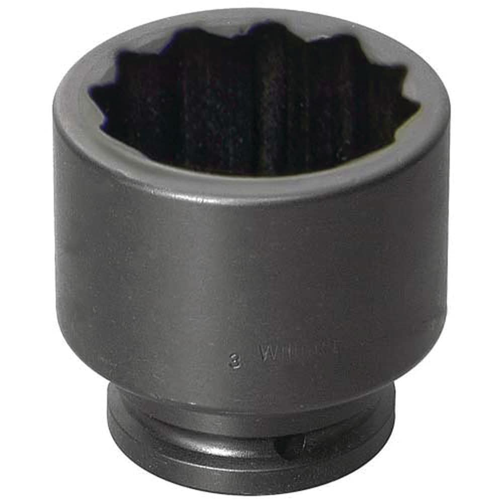 Impact Socket: 1-1/2" Drive, 2-3/16" Socket, Square Drive