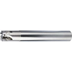 Indexable Square-Shoulder End Mill: PSE11R100SA100-4L, 1" Cut Dia, 2.756" Max Depth of Cut, 1" Dia Cylindrical Shank