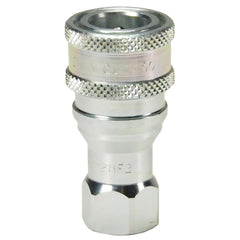 Hydraulic Hose Fittings & Couplings; Type: H-Series ISO-B Poppet Valve Female Threaded Coupler; Fitting Type: Coupler; Hose Inside Diameter (Decimal Inch): 0.3750; Hose Size: 3/8