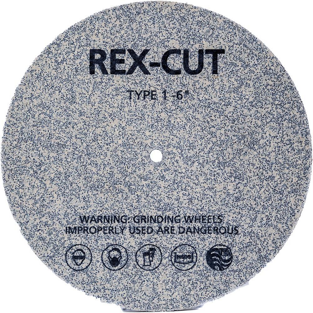 Deburring Wheel: 6" Dia, 1/8" Face Width, 5/8" Hole, Aluminum Oxide