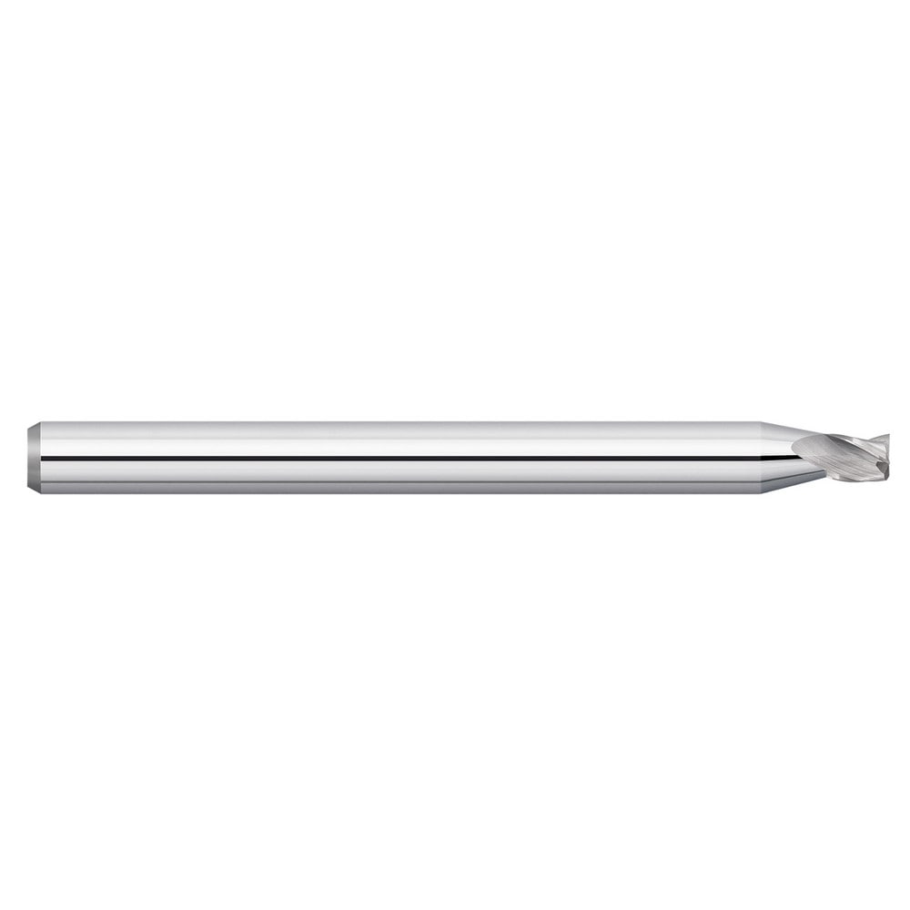 Square End Mill: 0.0850" Dia, 0.1280" LOC, 3 Flute, Solid Carbide