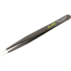 Tweezers; Tweezer Type: ESD Safe; Pattern: Solid Color; Material: Steel; Tip Shape: Pointed; Overall Length (Inch): 4-3/4