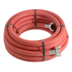 3/4" X 25' RED 300 PSI JACKHAMMER HOSE COUPLED W/  UC