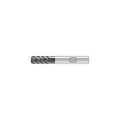 Barrel Cutter End Mills; End Type: Toroidal; Material: Solid Carbide; Small End Diameter (mm): 5.00; Shank Diameter (mm): 6.0000; Length of Cut (mm): 5.0000; Helix Angle: 45.00