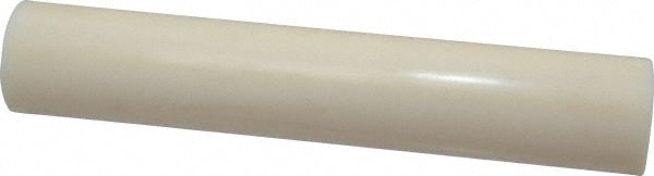 Plastic Rod: Cast Nylon, 1' Long, 2" Dia, Natural