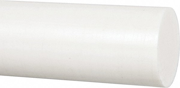 Plastic Rod: Polyester (Polybutylene Terephthalate), 4' Long, 1/2" Dia, Natural