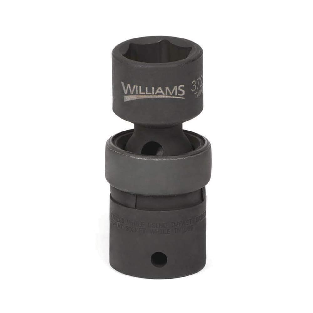 Impact Socket: 1/2" Drive, 3/4" Socket, Hex Drive