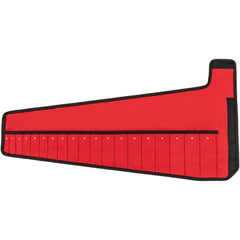 Tool Pouches & Holsters; Holder Type: Rollup Pouch; Tool Type: Combination Wrench; Closure Type: Hook & Loop; Material: Polyester; Color: Red; Belt Included: No