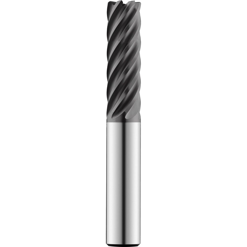Corner Radius End Mill: 20 mm Dia, 50.00 mm LOC, 3.00 mm Radius, 7 Flute, Solid Carbide