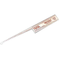 Depth Gage Accessories; Type: Grip Scale; For Use With: Cherrymax & Cherrylock Rivets; Overall Length: 8.00; Material: Steel; Finish: Anodized