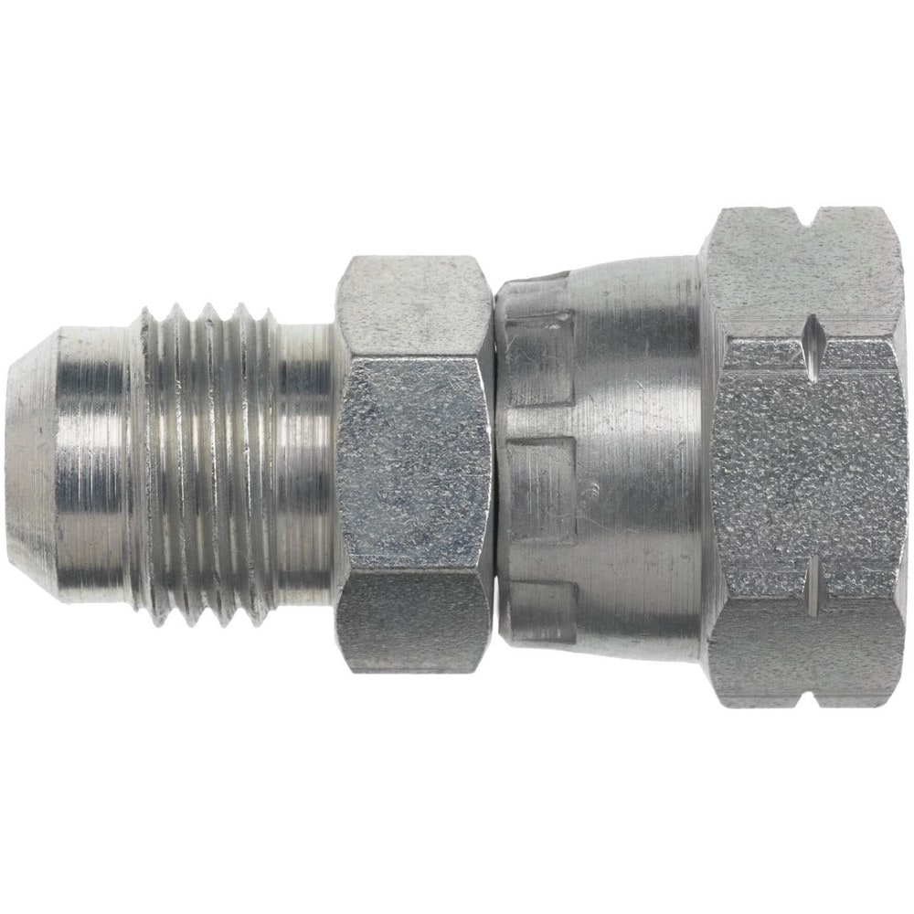 Steel Flared Tube 9/16-18 x M14x1.5 Thread, 37 deg Flared Angle