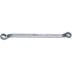 Offset Box End Wrench: 17 x 19 mm, 12 Point, Double End