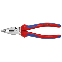 Long Nose Pliers; Pliers Type: Cutting, Combination Needle Nose; Jaw Texture: Serrated; Jaw Length (Inch): 1-3/8; Jaw Width (Inch): 3/4