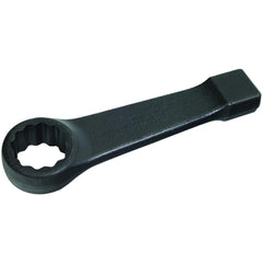 Striking Box End Wrench: 1-1/2", 12 Point, Single End