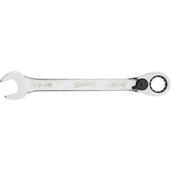 Combination Wrench: 3/4" Head Size, 15 deg Offset