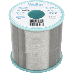 Solder; Solder Type: Lead Free; Material: Alloy; Container Type: Spool; Container Size: 500 g; Minimum Melting Temperature: 422.6; Maximum Melting Temperature: 429.8