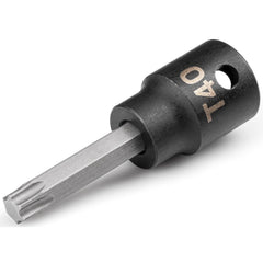 Impact Hex & Torx Bit Sockets; Drive Size: 3/8; Torx Size: T40; Bit Length (Decimal Inch): 1.16; Overall Length: 2.22 in