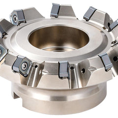 Indexable Chamfer & Angle Face Mills; Minimum Cutting Diameter (mm): 76.20; Minimum Cutting Diameter (Decimal Inch): 3.0000; Maximum Cutting Diameter (mm): 88.70; Maximum Cutting Diameter (Decimal Inch): 3.4921; Maximum Depth of Cut (mm): 6.00; Maximum De