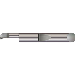 Boring Bars; Boring Bar Type: Boring; Cutting Direction: Right Hand; Minimum Bore Diameter (Decimal Inch): 0.0700; Material: Solid Carbide; Maximum Bore Depth (Decimal Inch): 0.1500; Projection (Decimal Inch): 0.0100