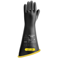 Rubber Linesman Gloves: Activarmr RIG218YBCC, Class 2, Size X-Large, 18" Long