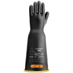 Rubber Linesman Gloves: Activarmr RIG418YBBC, Class 4, Size Large & X-Large, 18" Long